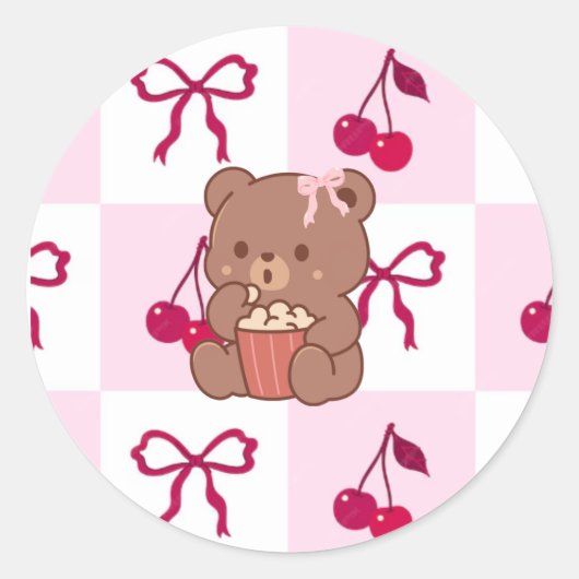 Bows & Bears Stickers (Vorderseite)