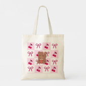 Bows & Bears Tote Bag Tragetasche (Rückseite)
