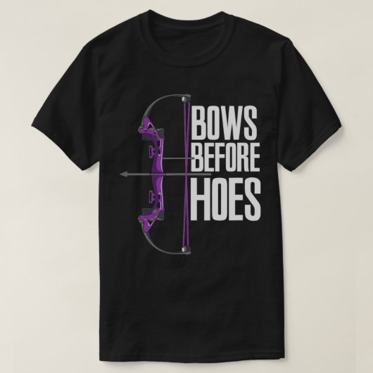 Bows Before Hoes T-Shirt (Design vorne)