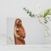 Bows Birth Announcement with Pertinent Details Einladung (Stehend Vorderseite)