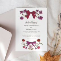 Bows & Blossoms Magneta Coquette Wedding