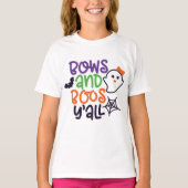 Bows & Boos Y'all, Fun Halloween T-Shirt (Vorderseite)
