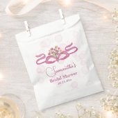Bows & Bouquets Blumen Blüten Bar Brautparty Geschenktütchen (Ausgeschnitten)