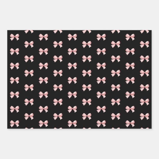 Bows Bows Geschenkpapier Set (Vorderseite)