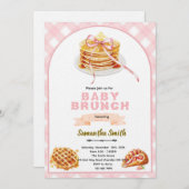 Bows Brunch Party Invitation Einladung (Vorne/Hinten)