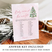 Bows Christmas Baby rund um die Welt Baby-Dusche Einladung