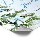 Bows Christmas Tree Babies Are Sweet Take a Treat Poster (Ecke)