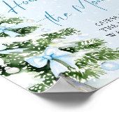 Bows Christmas Tree How Old Was Mommy Game Sign Poster (Ecke)