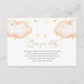 Bows für Baby Insert, Twinkle Twinkle Little Star Begleitkarte (Vorderseite)