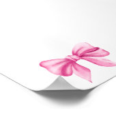 Bows Gender zeigen Boy oder Girl Chart Poster (Ecke)