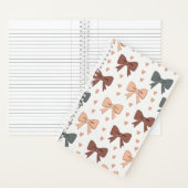 "Bows & Hearts" Coquette Daily Journal Notizblock (Innen)