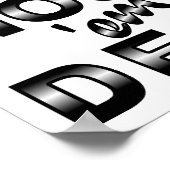 Bows Nock'em Dead Funny Jagd Poster (Ecke)