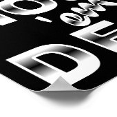 Bows Nock'em Dead Funny Junting Poster blass (Ecke)