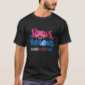 Bows oder Burnouts Daddy Lieben Sie Geschlechtsver T-Shirt (Vorderseite)