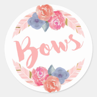 Bows oder Pfeile schätzen, dass die Gender-Aufkleb Runder Aufkleber