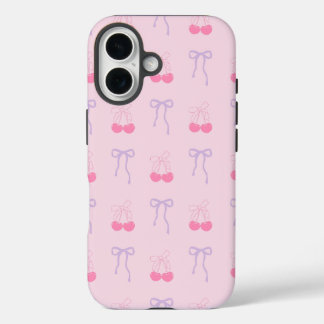 Bows und Cherries ästhetische iPhone Case für sie