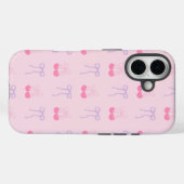 Bows und Cherries ästhetische iPhone Case für sie (Rückseite (Horizontal))
