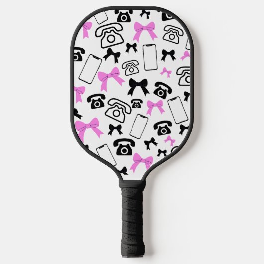 Bows und Telefone Pickleball Paddle (Vorderseite)
