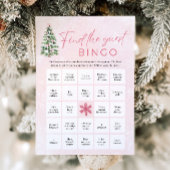 Bows Weihnachten Finden Sie die Bingo Baby Dusche Einladung