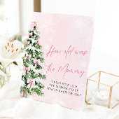 Bows Weihnachtsbaum wie alt war mein Spielzeichen Sockelschild