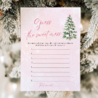 Bows Weihnachtsdusche Raten Sie das süße Chaos