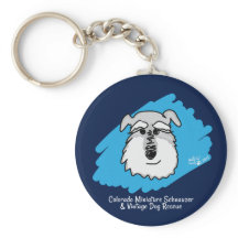 Bowser der Schnauzer-Schlüsselanhänger
