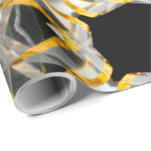 Bowserlene Monogramm Geschenkpapier (Rolleneckpunkt)