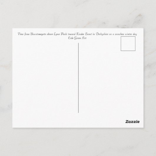 Bowstonegate Postkarte (Rückseite)