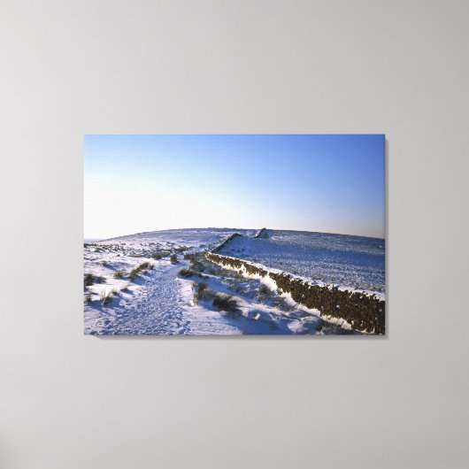 Bowstonegate Winter Holiday Card Leinwanddruck (Vorderseite)