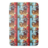 BOWSY Hund Badewanne Badematte (Vorderseite Vertikal)