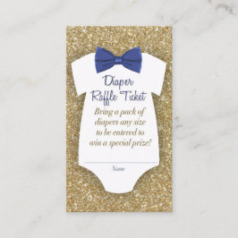 Bowtie Baby Showdiaper Raffle Ticket