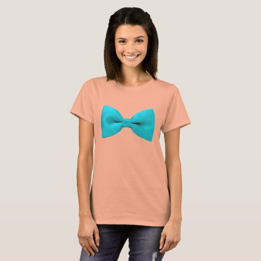 Bowtie Bikini in Blue T-Shirt (Vorne ganz)