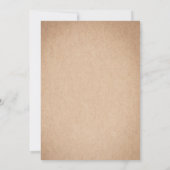 Bowtie Gender enthüllt Party Einladung (Rückseite)