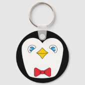Bowtie Pinguin Schlüsselanhänger (Vorderseite)
