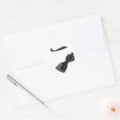 Bowtie Runder Aufkleber (Umschlag)