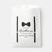Bowtie Suspenders eine kleine Gentleman Babydusche Geschenktütchen (Vorderseite)