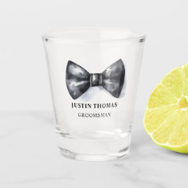 Bowtie Wedding Party Trauzeuge Geschenk Schnapsglas