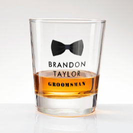 Bowtie Wedding Party Trauzeuge Geschenk Schnapsglas