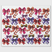 Bowtie Wrapping Paper Geschenkpapier (Flach)