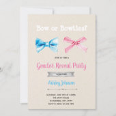 "Bowties" Einladung (Vorderseite)