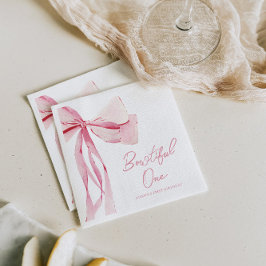 Bowtiful 1. Geburtstag Serviette