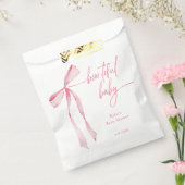 Bowtiful Wasserfarbe Rosa Babydusche Geschenktütchen (Versiegelt)