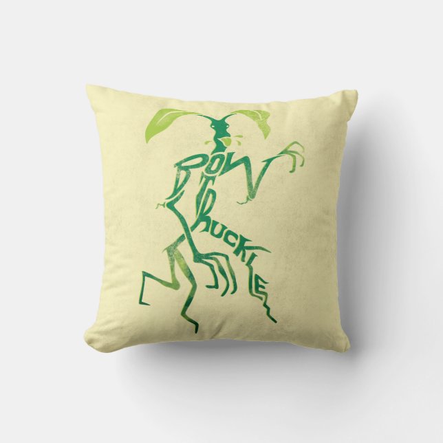 BOWTRUCKLE™ PICKETT™ Typografie Graphic Kissen (Vorderseite)