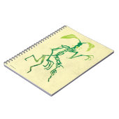 BOWTRUCKLE™ PICKETT™ Typography Graphic Notizblock (Linke Seite)