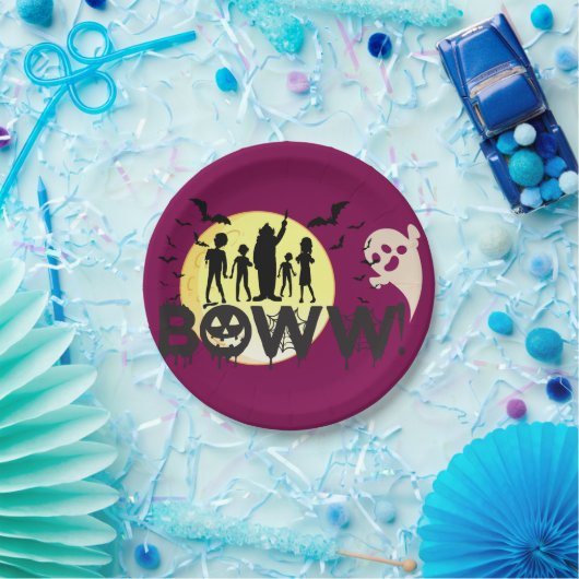 Boww! - Spookes ÜberraschungsHalloween Pappteller (Party)