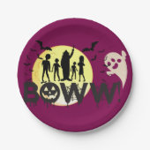 Boww! - Spookes ÜberraschungsHalloween Pappteller (Vorderseite)