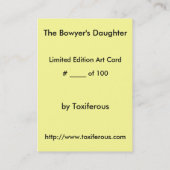 bowyersdaughter visitenkarte (Rückseite)