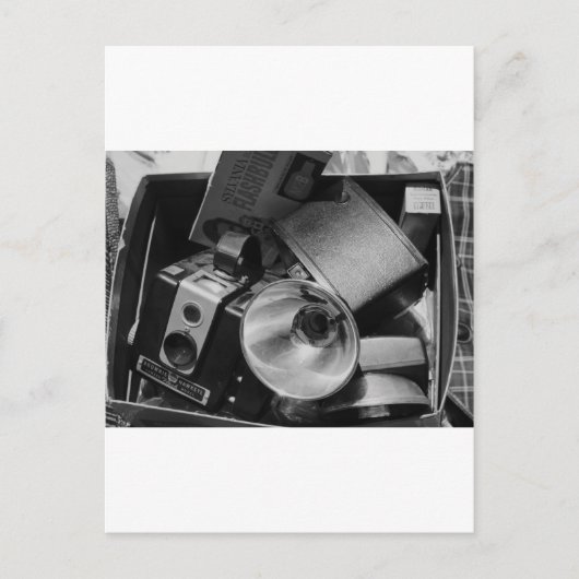 Box alter Kodak Kameras Postkarte (Vorderseite)