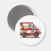 Box Ambulance EMS EMT Emergency Magnet (Vorderseite/Rückseite)