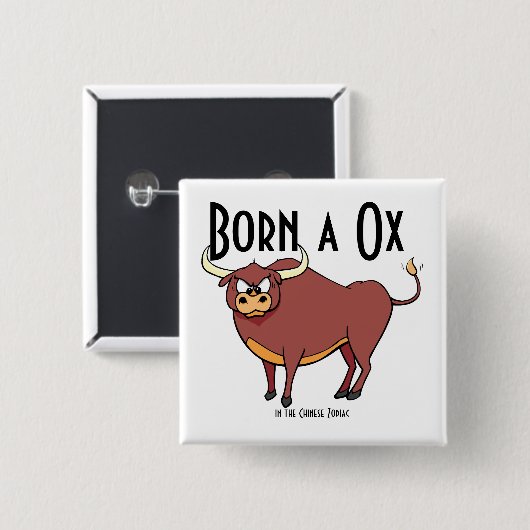 Box an Ox Button (Vorne & Hinten)